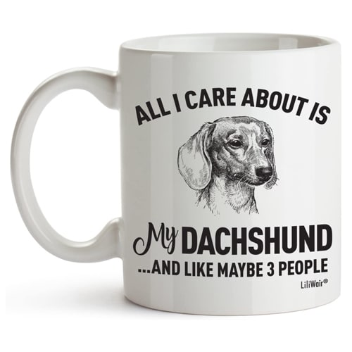 dachshund dad gifts coffee mug