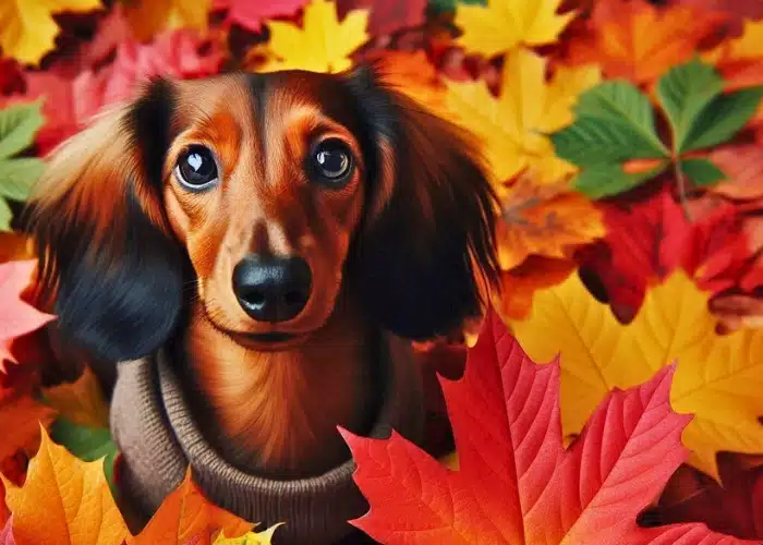 fall Dachshund Phone WallPaper fall Dachshund Phone WallPaper