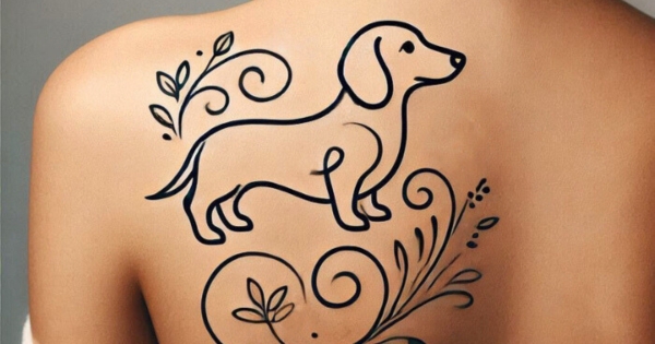 Best Dachshund Tattoo Designs