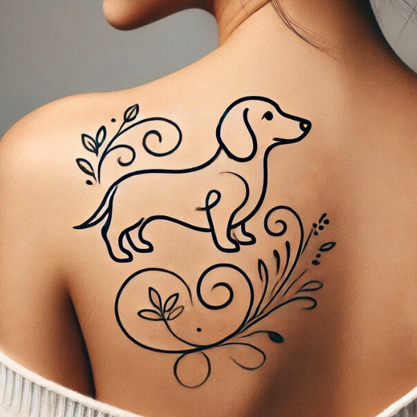 dachshund tattoo designs
