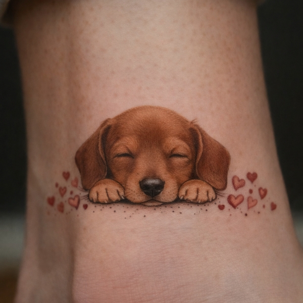 Cute Doxie Tattoo Ideas